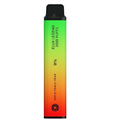 0% Nicotine  Elux Legend 3500 Disposable Vape Pod Device  Box of 10